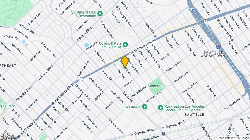 1553 S Armacost Ave Mapa y Detalles de la Ubicación