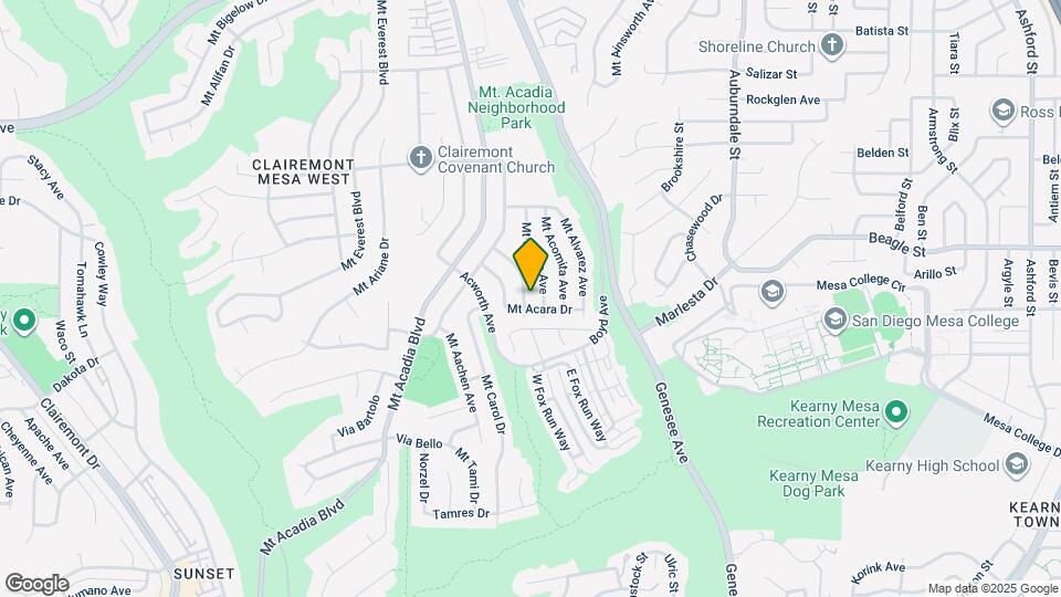 3509 Accomac Ave Map and Location Details