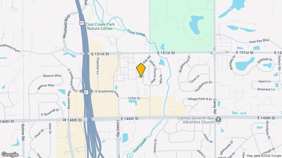 14924 Oak Rd Map and Location Details