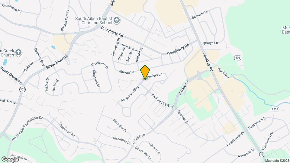 107 Travellers Ln Mapa y Detalles de la Ubicación