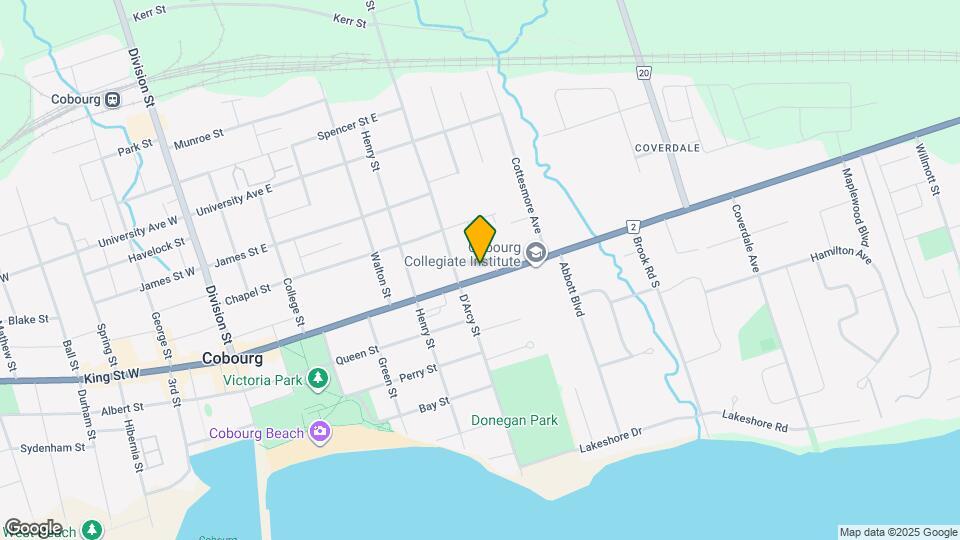 274 King St E Map and Location Details