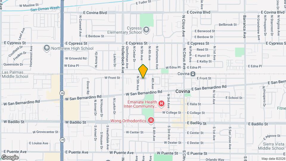 565 N Valencia pl. Mapa y Detalles de la Ubicación