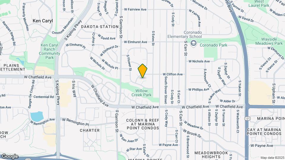 8133 S Everett St Map and Location Details