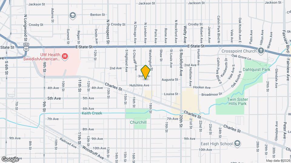 1208 Toft St Map and Location Details