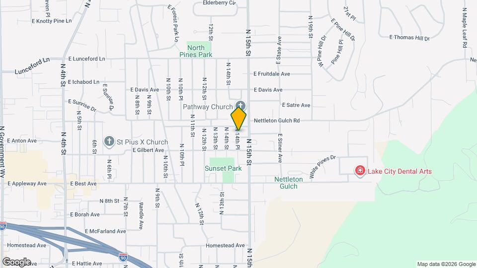 1425 E Seleta Ln Map and Location Details