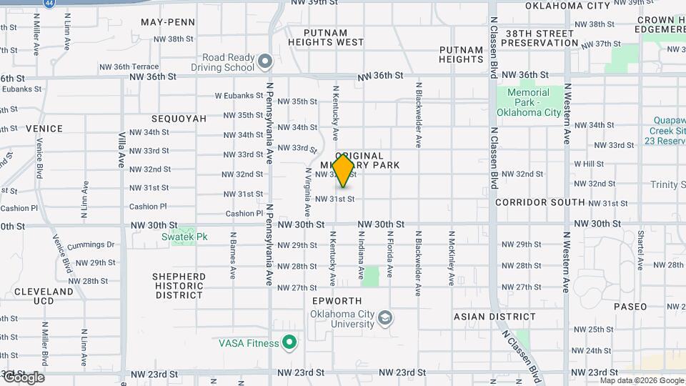 1827 NW 31st St Map and Location Details