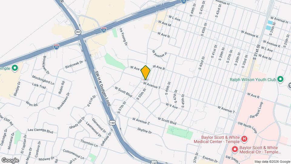 1926 S 55th St Map and Location Details