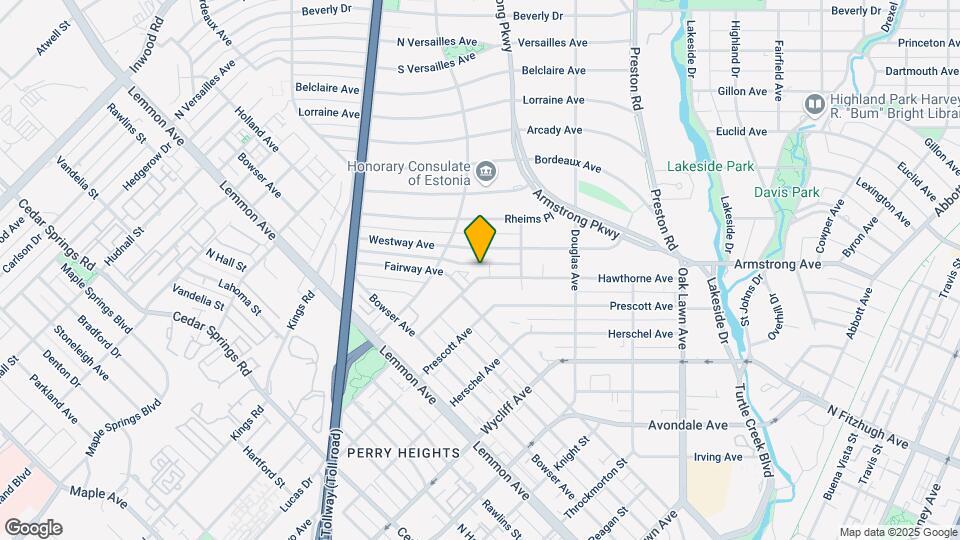 3901-3903 Hawthorne Ave Map and Location Details