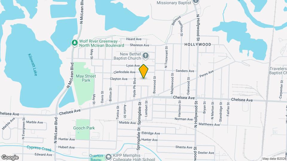 2219 Clayton Ave Map and Location Details