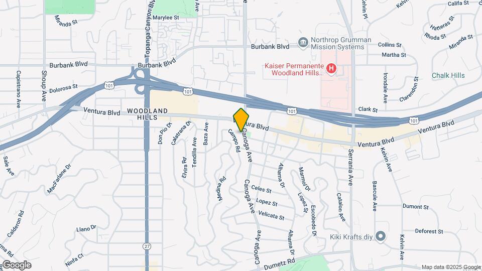5333 Canoga Ave Map and Location Details