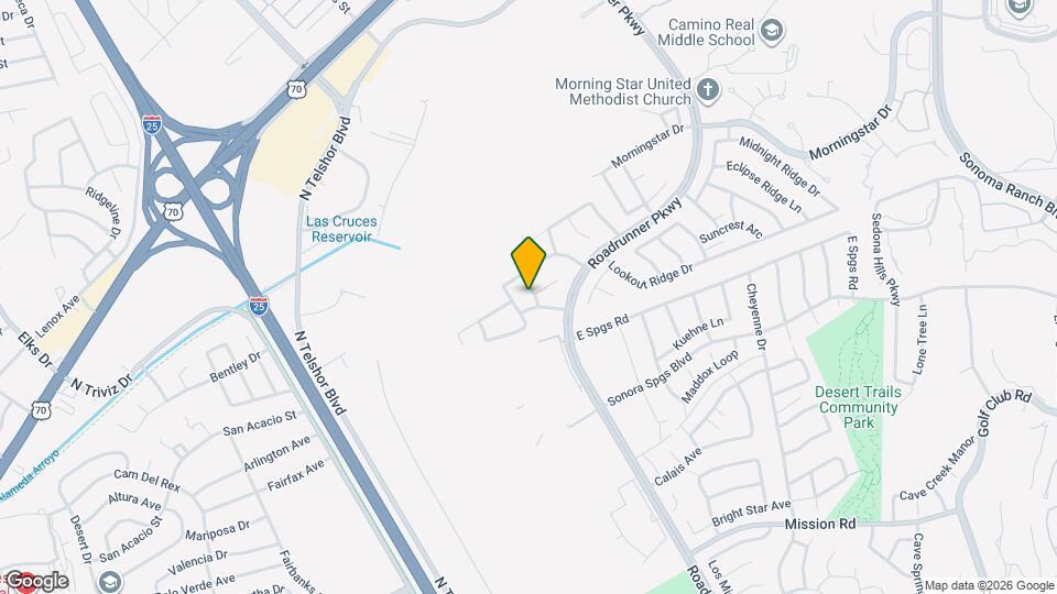 2561 Desert Cove Pl Mapa y Detalles de la Ubicación