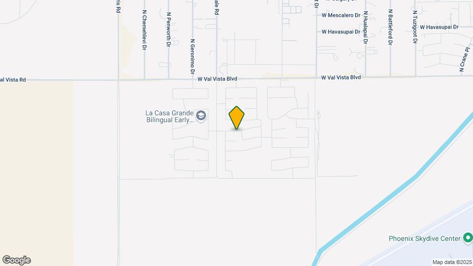 1157 W Paradise Wy Map and Location Details