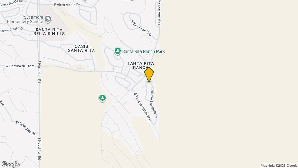 11020 E Pima Creek Dr Map and Location Details