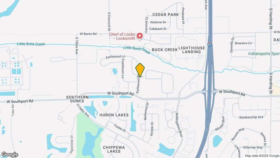 6827 Earlswood Dr Map and Location Details