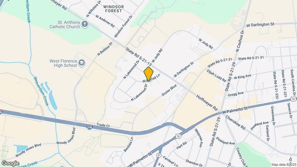 2228 Woodridge Ln Map and Location Details