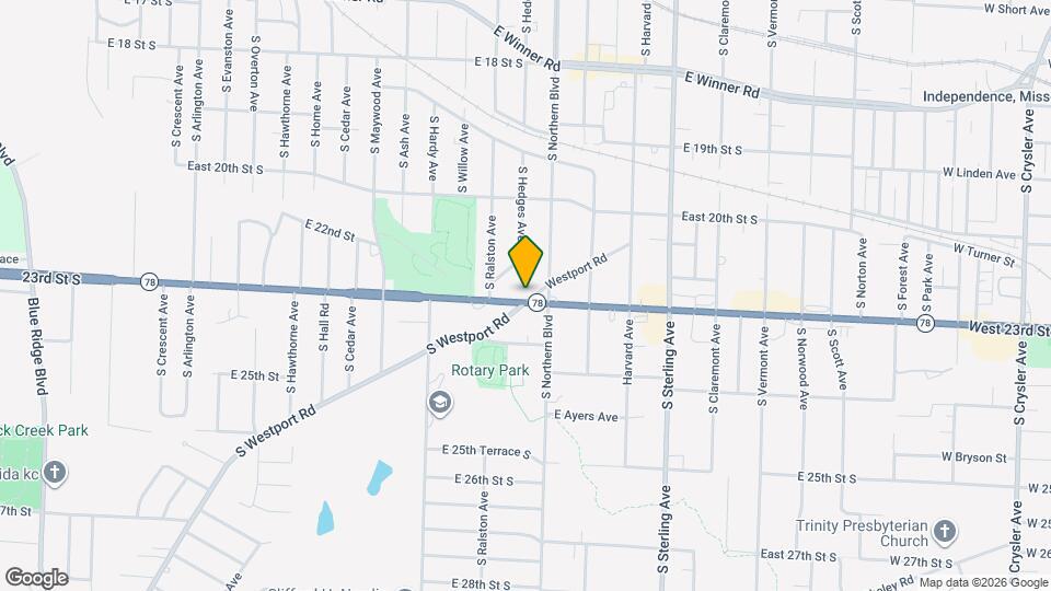 10626 East 23rd St S Map and Location Details