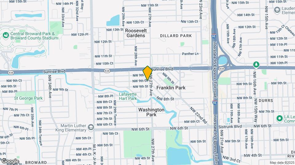 2708 NW 9th Ct Map and Location Details