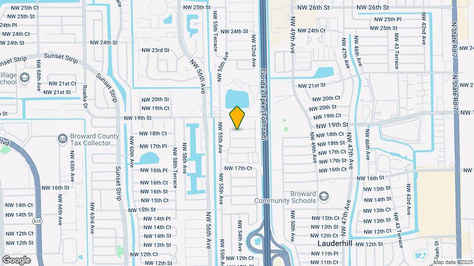5400 NW 18th Pl Map and Location Details