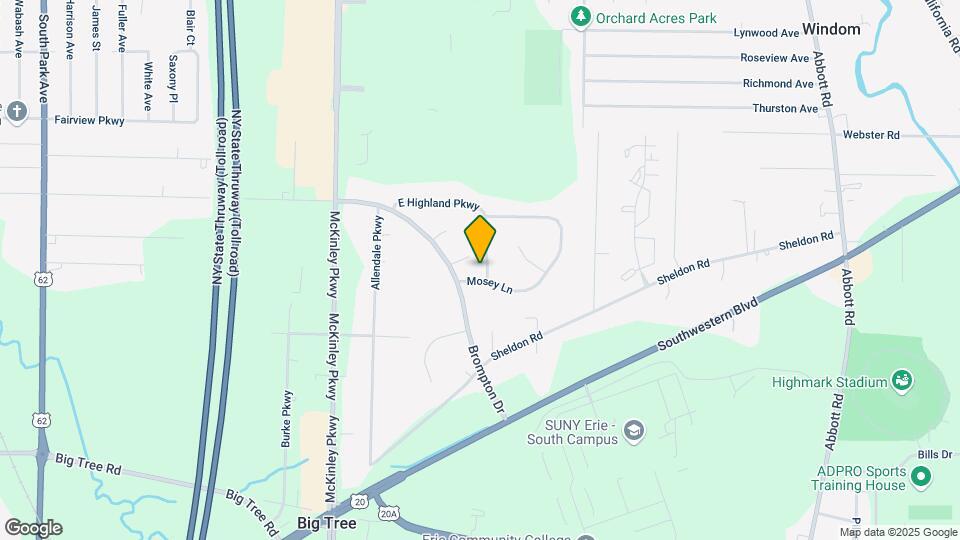 4821 E Highland Pkwy Map and Location Details