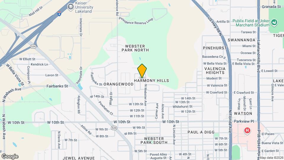 1729 Bush Ave Map and Location Details