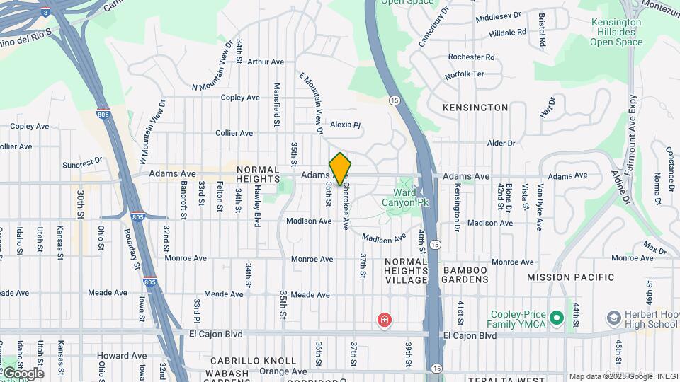 4658-4662 Cherokee Ave Map and Location Details