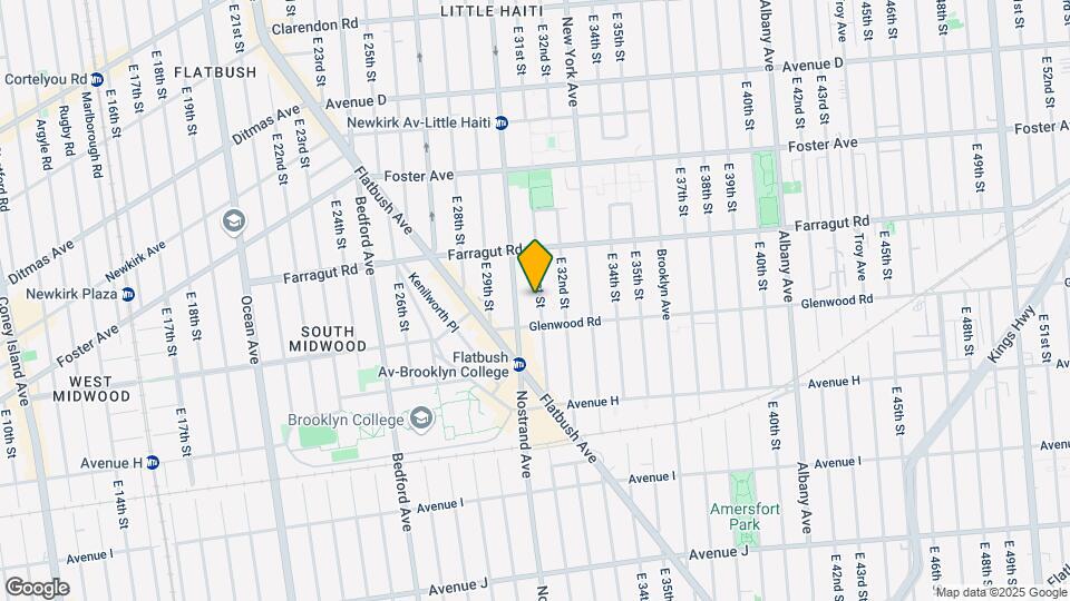 668 E 31st St Mapa y Detalles de la Ubicación