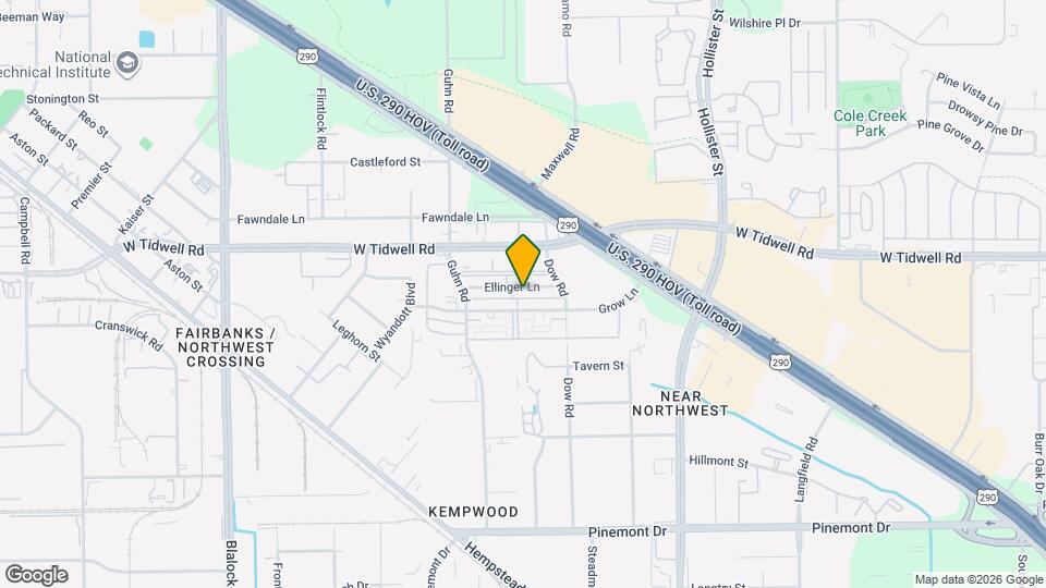 7943 Ellinger Ln Map and Location Details