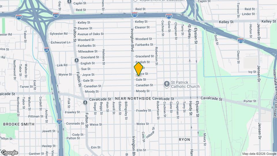 809 Gale St Map and Location Details