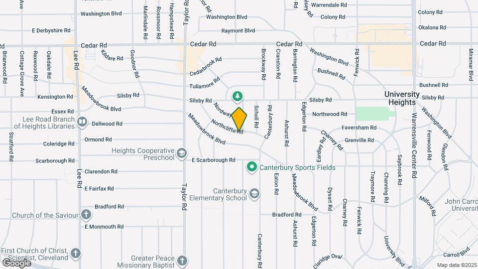 3582 Northcliffe Rd Map and Location Details