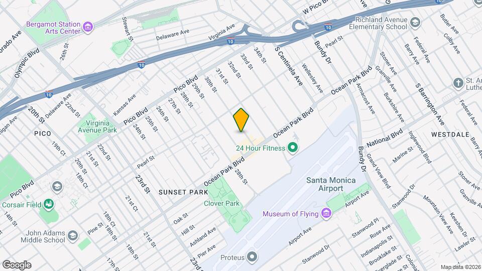 2624 30th St Map and Location Details