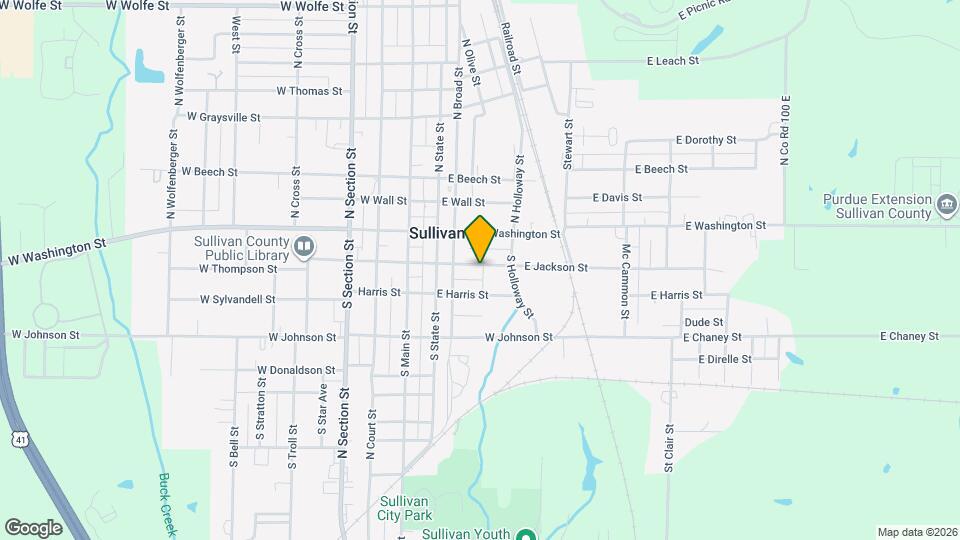 221 E Jackson St Map and Location Details