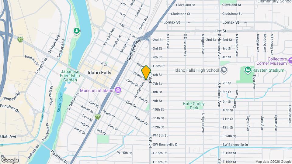 486 N Ridge Ave Mapa y Detalles de la Ubicación