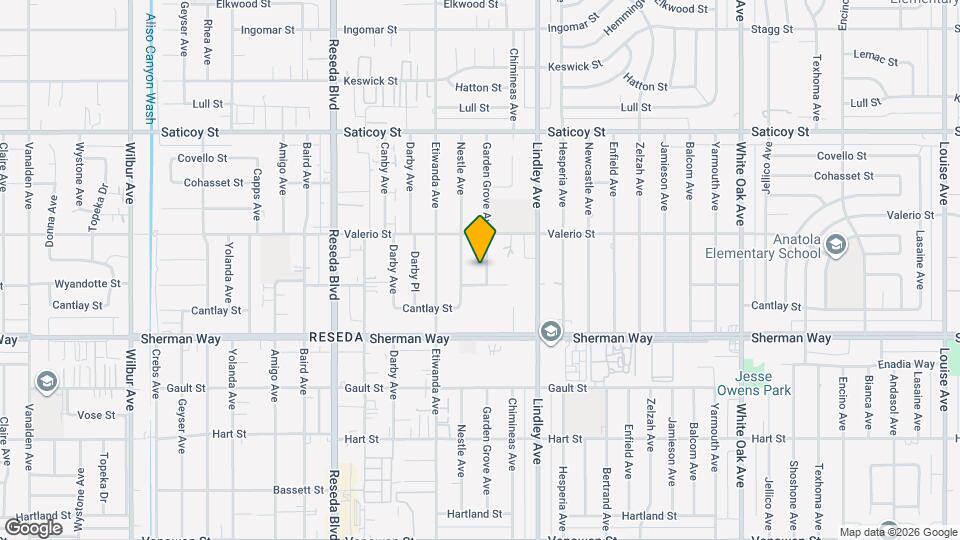 7317-7321 Garden Grove Ave Mapa y Detalles de la Ubicación