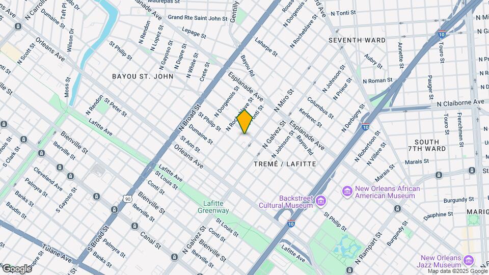 2324 Ursulines Ave Map and Location Details