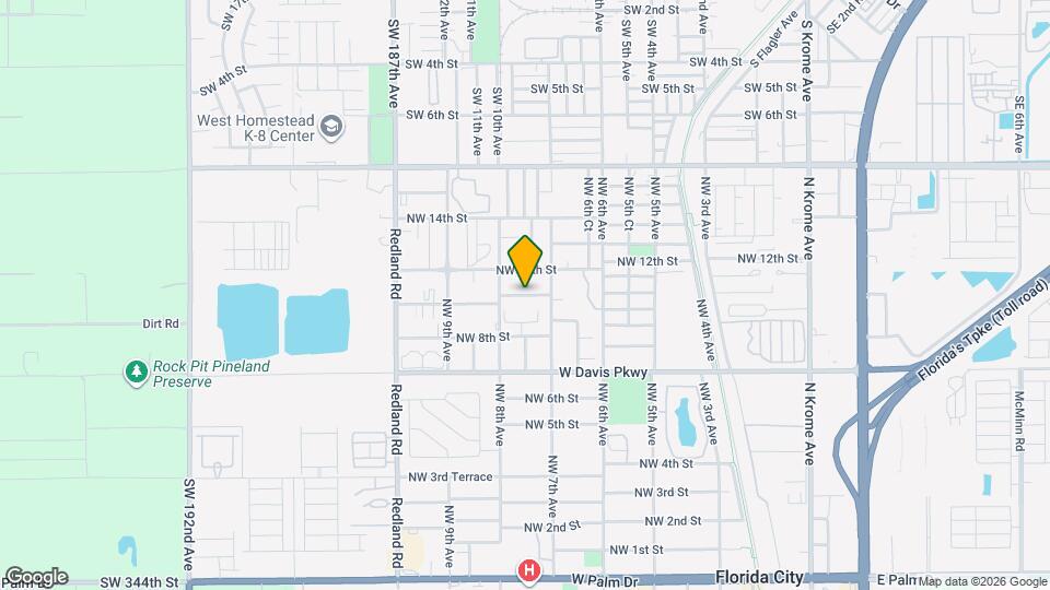 132 NW 10th St Map and Location Details