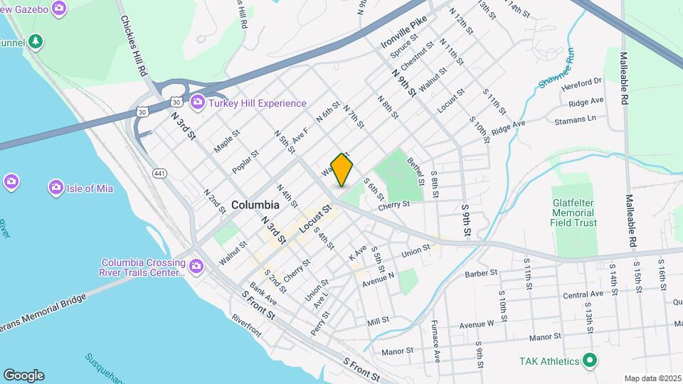 521 Locust St Map and Location Details