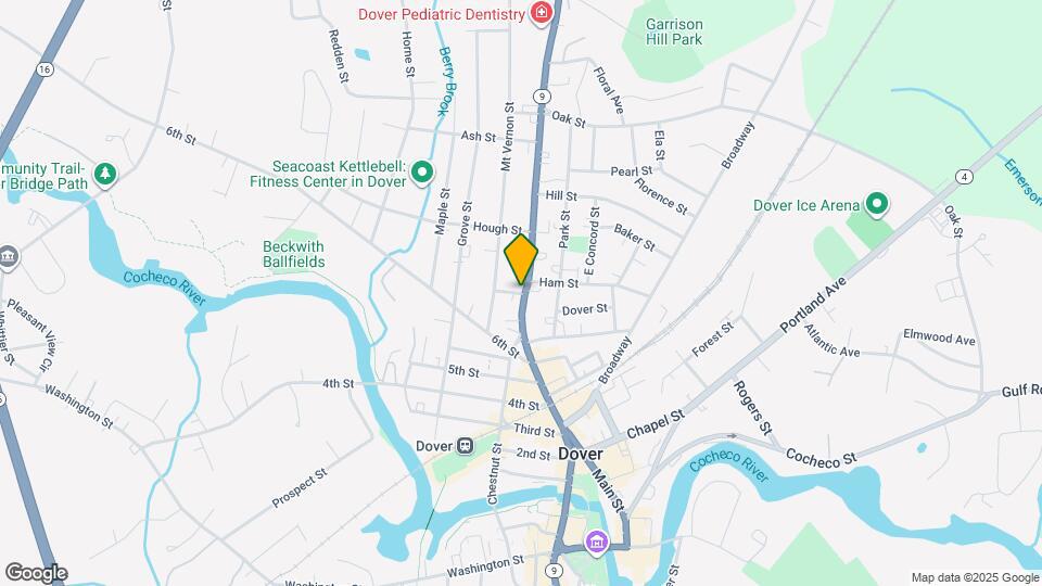 586 Central Ave Map and Location Details