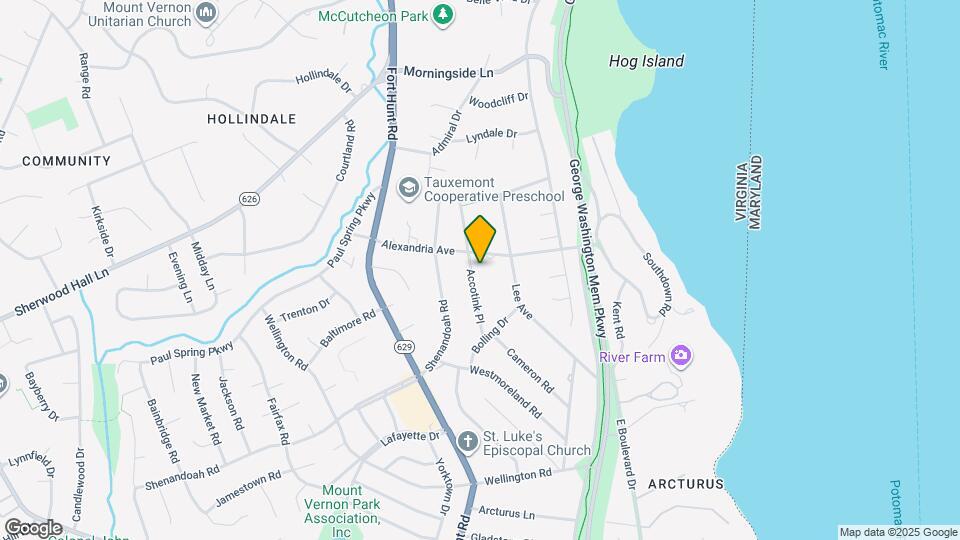 7805 Accotink Pl Map and Location Details