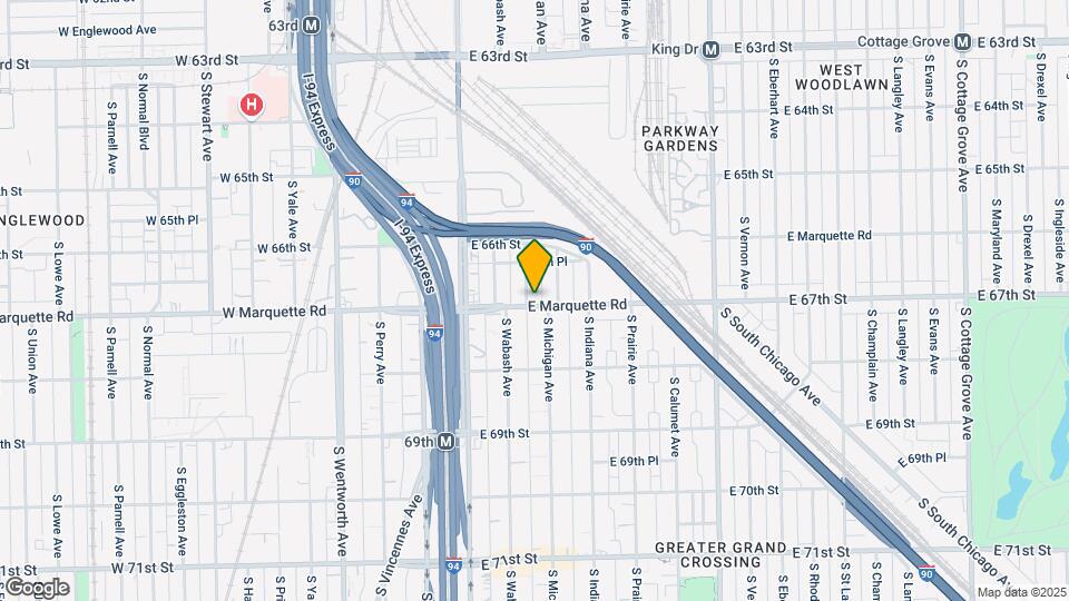 6669 S Michigan Ave Map and Location Details