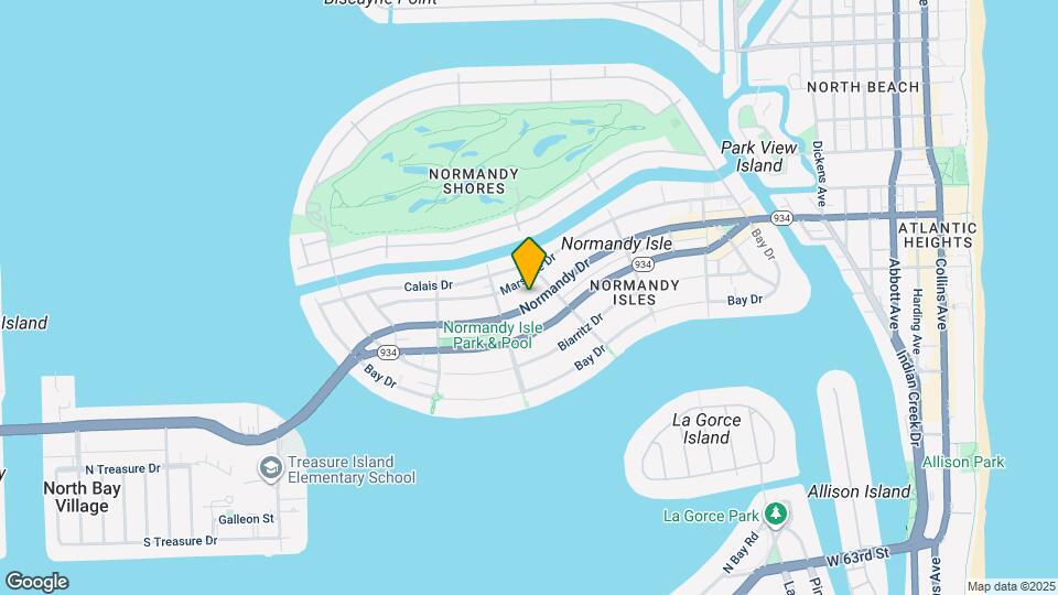 1545 Normandy Dr Map and Location Details