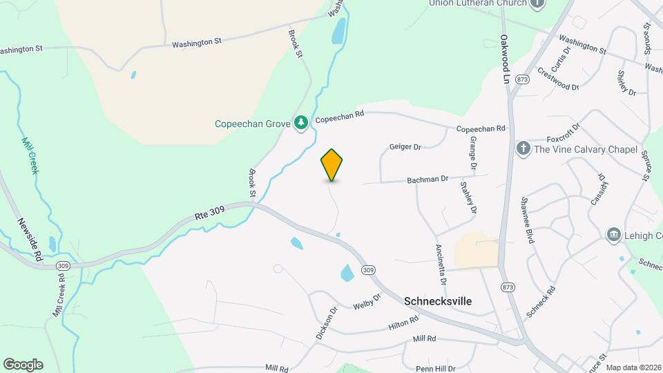 5289 PA-309 Map and Location Details