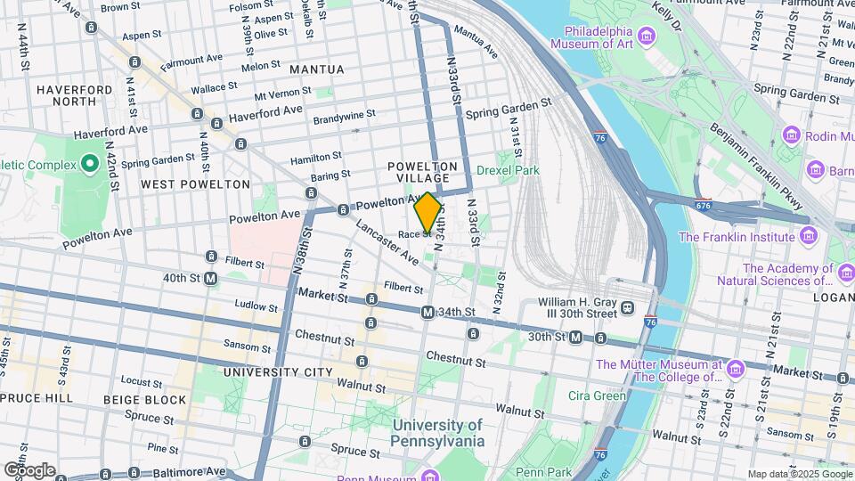 3408 Race St Map and Location Details