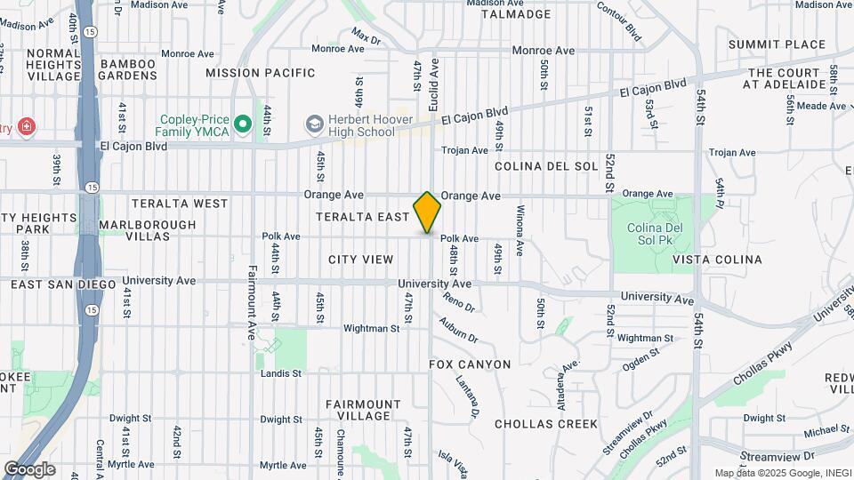 4739 Polk Ave San Diego CA 92105 Map and Location Details