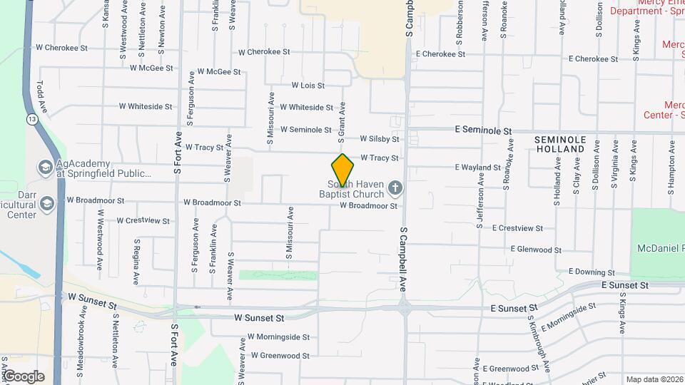 623 W Broadmoor St Mapa y Detalles de la Ubicación