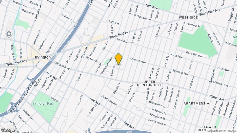 899 S 19th St Map and Location Details