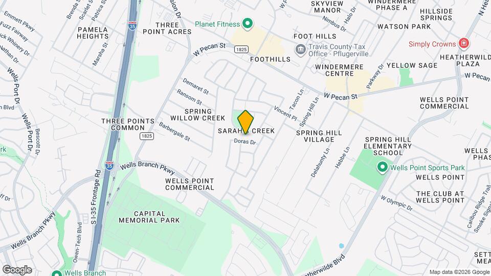 1028 Doras Dr Mapa y Detalles de la Ubicación