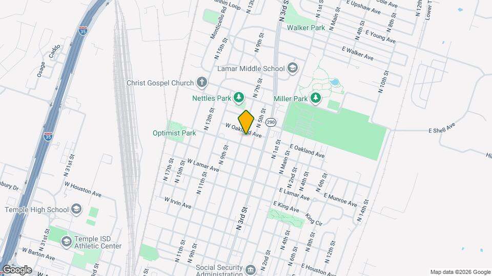 1415 N 7th St Map and Location Details