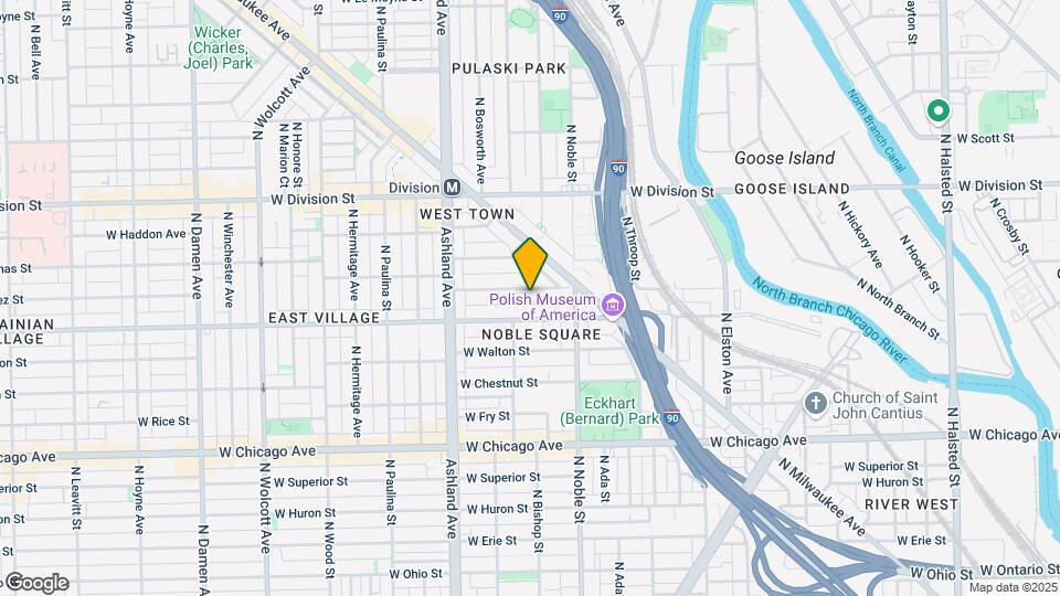 1445 W Cortez St, Unit J08P Mapa y Detalles de la Ubicación