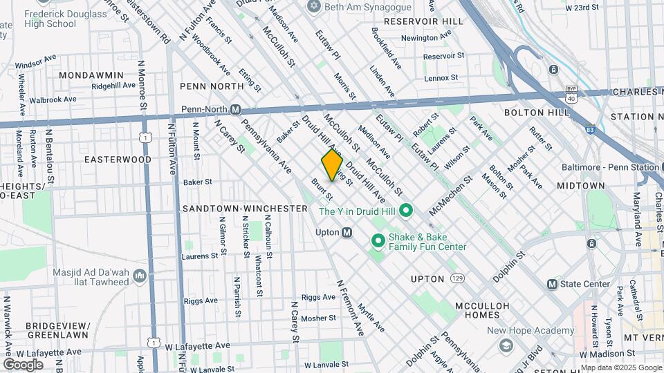 555 Presstman St Map and Location Details