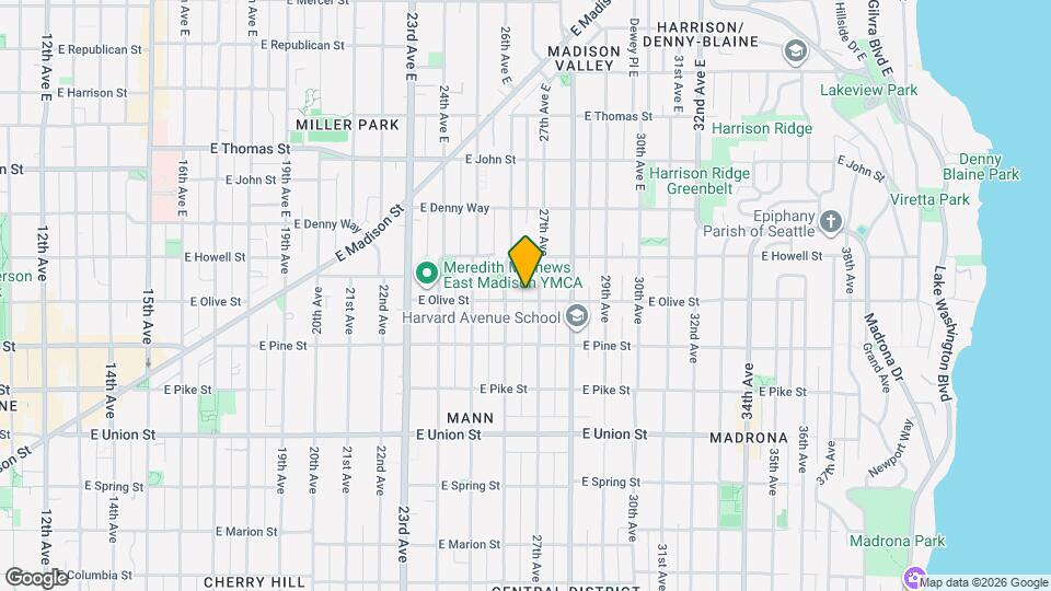 2614 E Olive St Map and Location Details